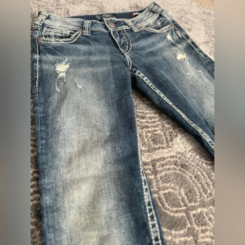 Silver Jeans Suki Mid Capri Size 27 - Picture 2 of 6